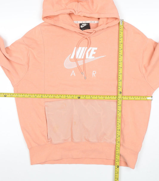 Womens UK Size S Nike Pink Pullover Hoodie