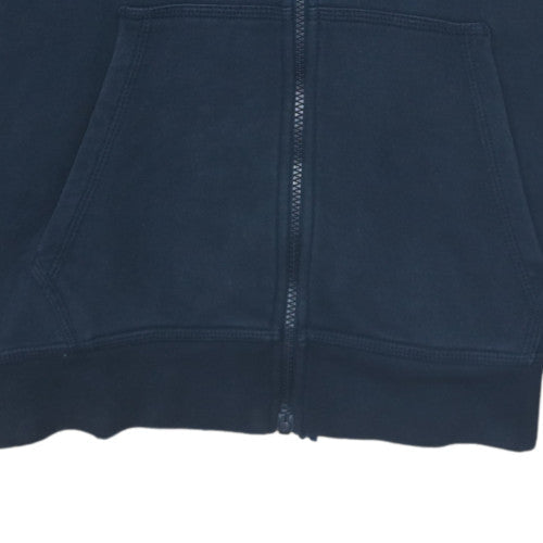 Mens UK Size L Nike Blue Full Zip Hoodie