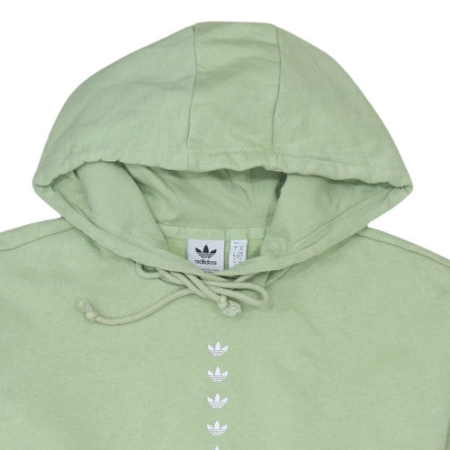 Womens UK Size XS Adidas Green Pullover Hoodie