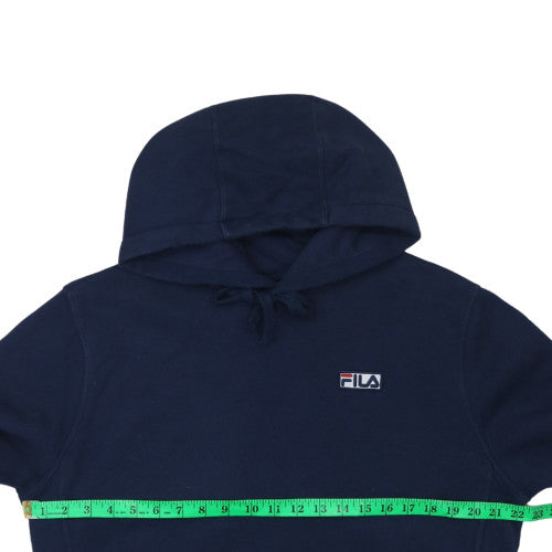 Mens UK Size M FILA Blue Pullover Hoodie