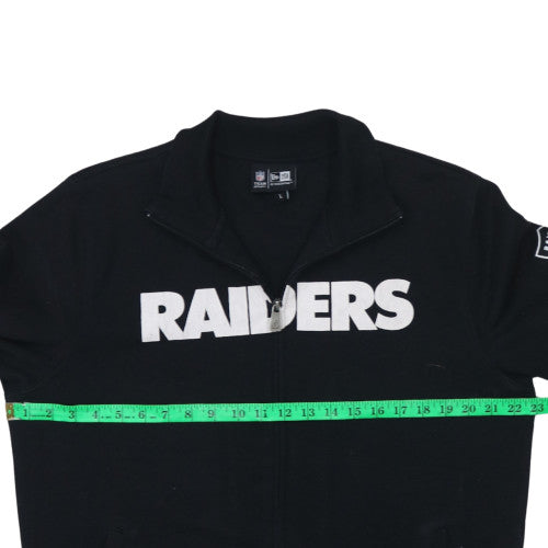Mens UK Size L New Era Black Full Zip Sweatshirt