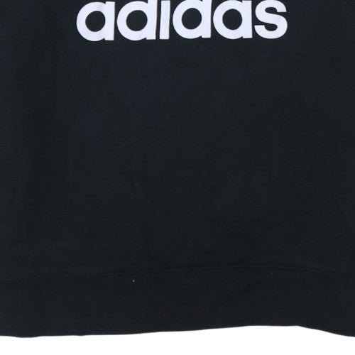 Womens UK Size 8 Adidas Black Pullover Sweatshirt