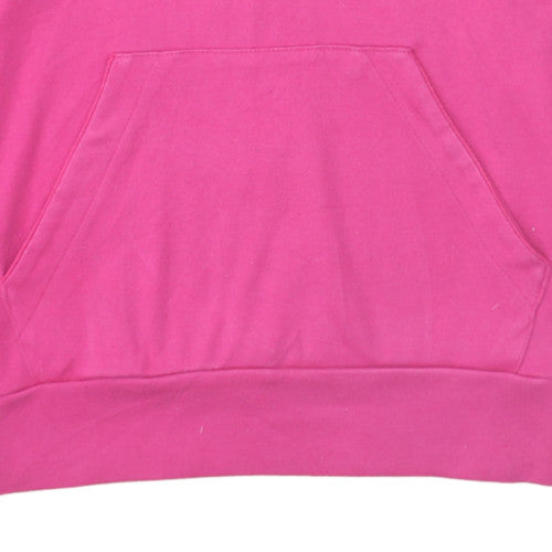 Womens UK Size 14 Lonsdale Pink Pullover Hoodie