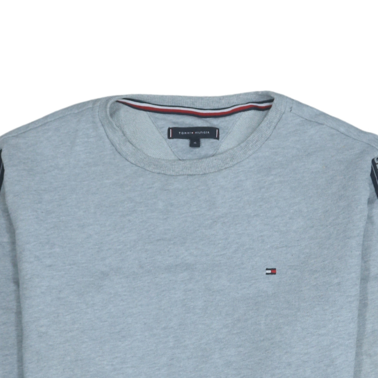 Mens UK Size XL Tommy Hilfiger Grey Pullover Sweatshirt