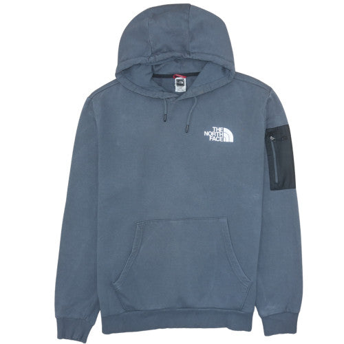 Mens UK Size XL The North Face Blue Pullover Hoodie