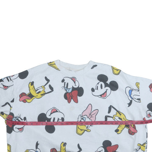 Womens UK Size 22/24 Disney White Pullover Sweatshirt