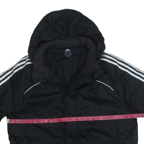 Adidas Men's Black Hooded Parka Jacket Size M 40in