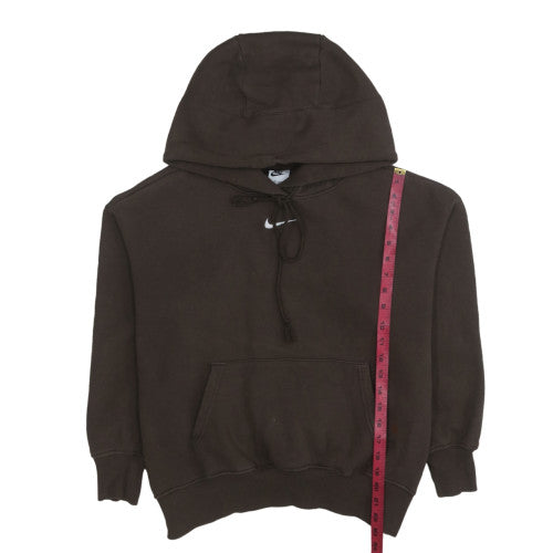 Womens UK Size XS Nike Brown Pullover Hoodie