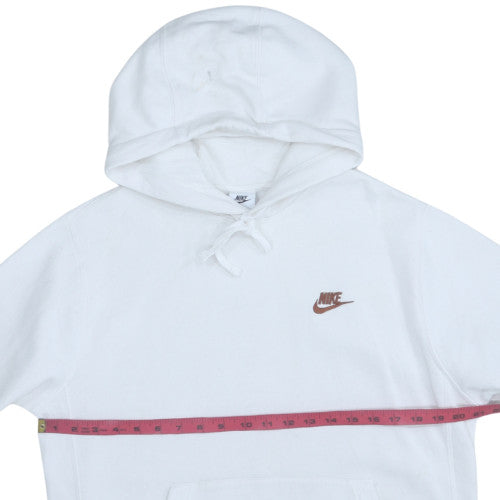 Mens UK Size S Nike White Pullover Hoodie