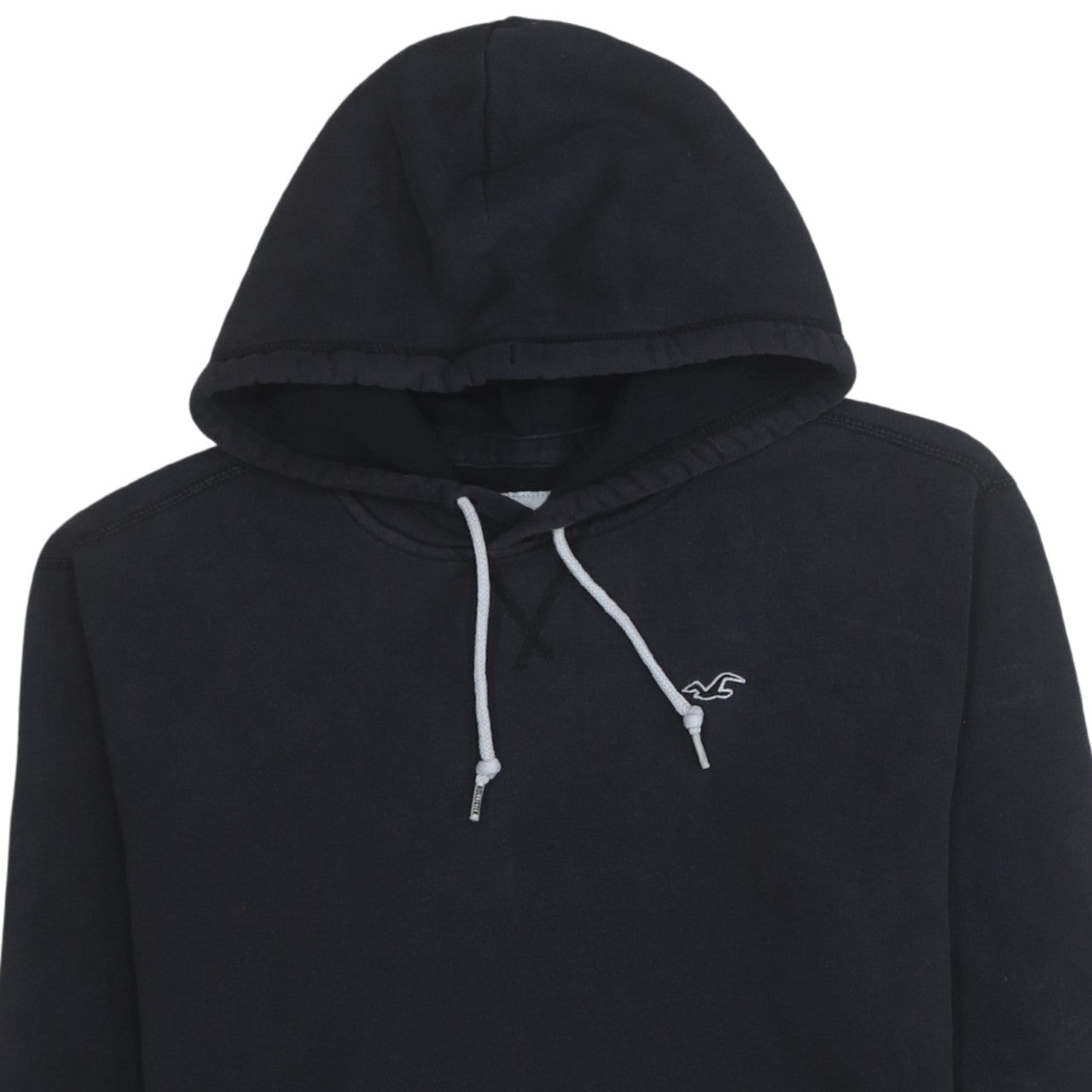 Mens UK Size S Hollister Black Pullover Hoodie