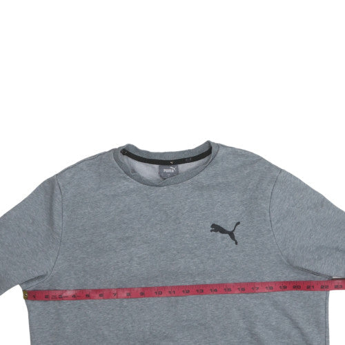 Mens UK Size L Puma Grey Pullover Sweatshirt