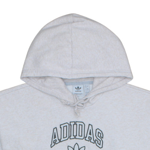 Womens UK Size XS Adidas Beige Pullover Hoodie