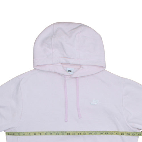 Womens UK Size L Nike Pink Pullover Hoodie