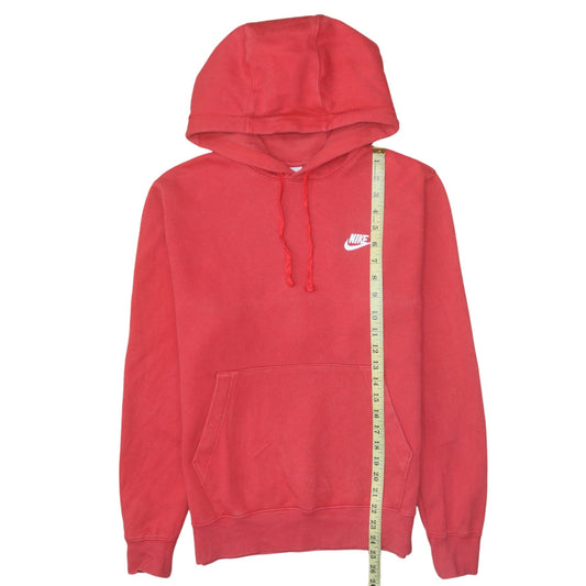 Mens UK Size S Nike Red Pullover Hoodie