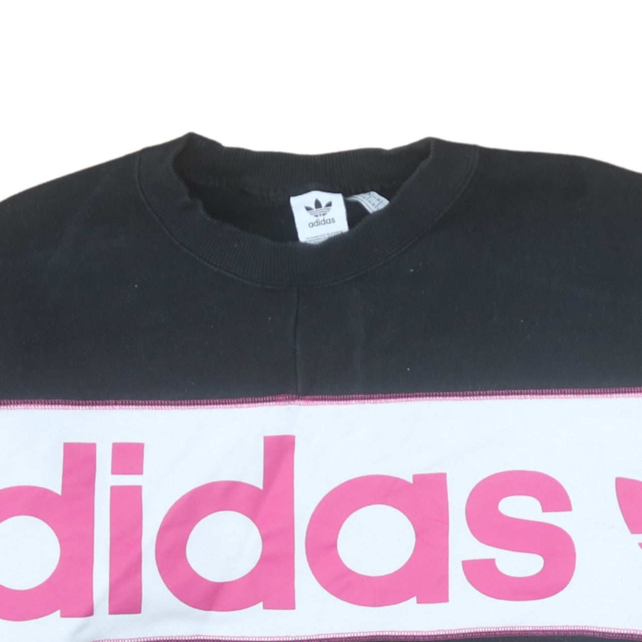 Womens UK Size 10 adidas Black Pullover Sweatshirt
