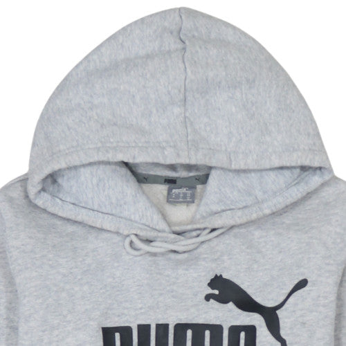 Womens UK Size 12 Puma Grey Pullover Hoodie