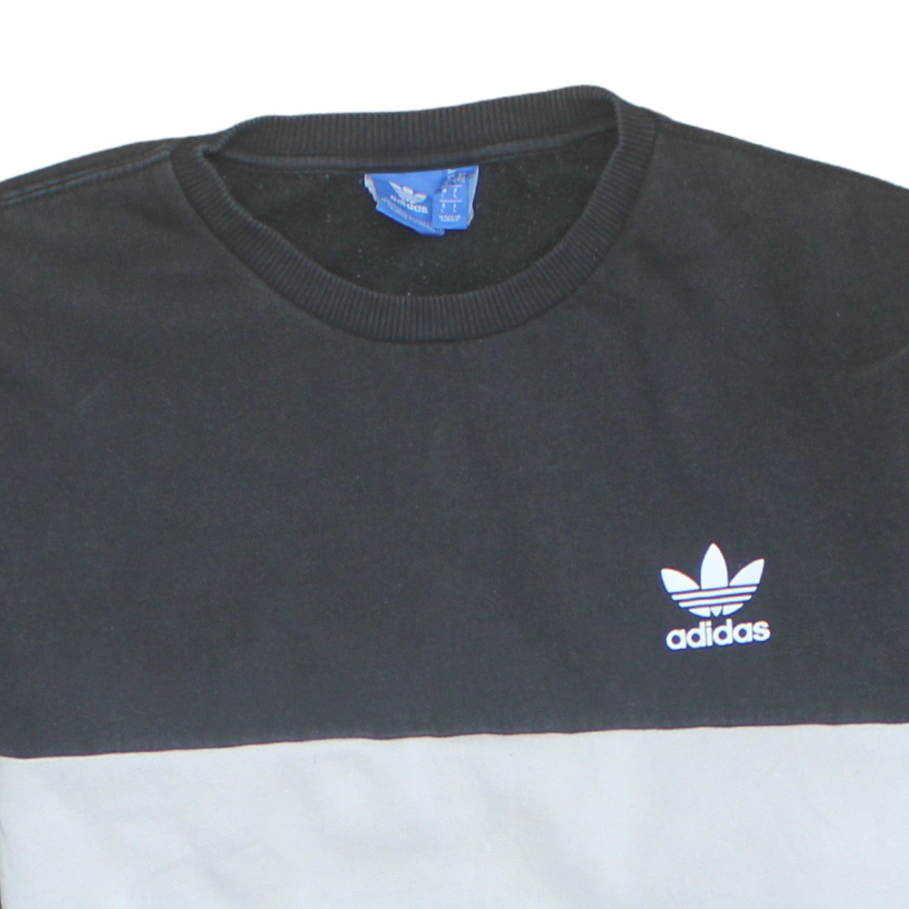 Mens UK Size L Adidas Black Pullover Sweatshirt