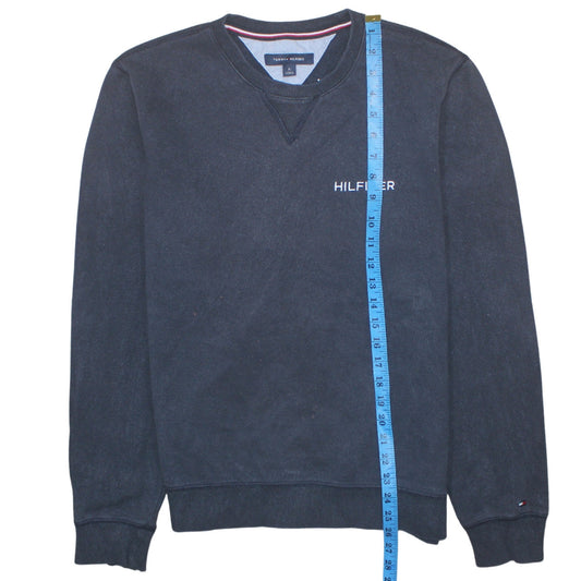 Mens UK Size M Tommy Hilfiger Blue Pullover Sweatshirt