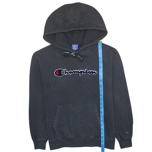 Mens UK Size S Champion Black Pullover Hoodie