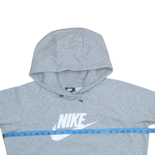 Womens UK Size L Nike Grey Pullover Hoodie