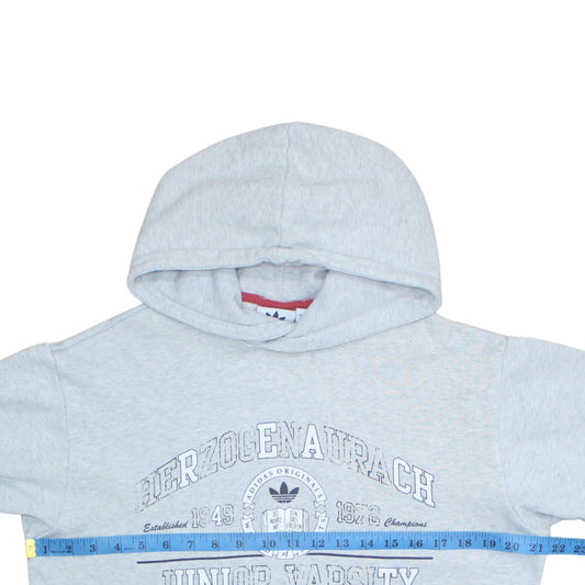 Mens UK Size S adidas Grey Pullover Hoodie