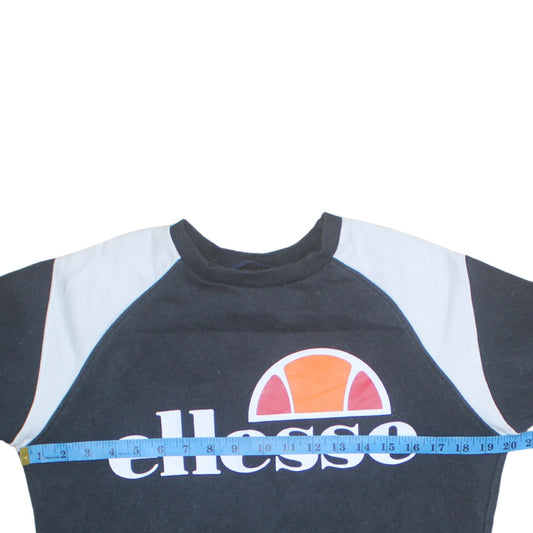 Womens UK Size 6 Ellesse Black Pullover Sweatshirt