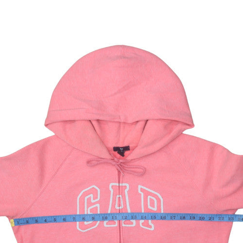 Womens UK Size XL GAP Pink Full Zip Hoodie