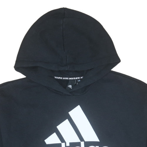 Womens UK Size M adidas Black Pullover Hoodie