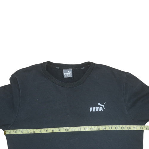 Mens UK Size M Puma Black Pullover Sweatshirt
