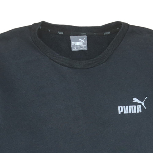 Mens UK Size M Puma Black Pullover Sweatshirt