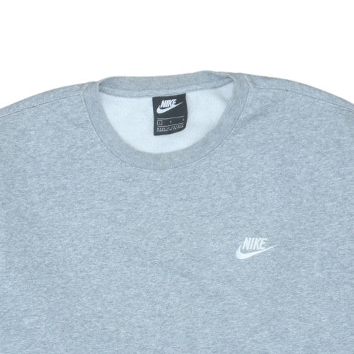 Mens UK Size L Nike Grey Pullover Sweatshirt