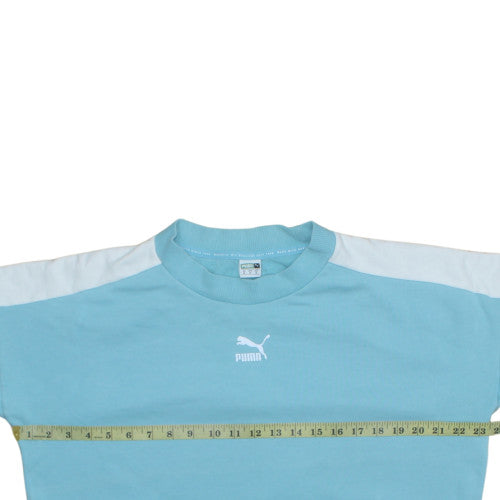 Womens UK Size M Puma Blue Pullover Sweatshirt