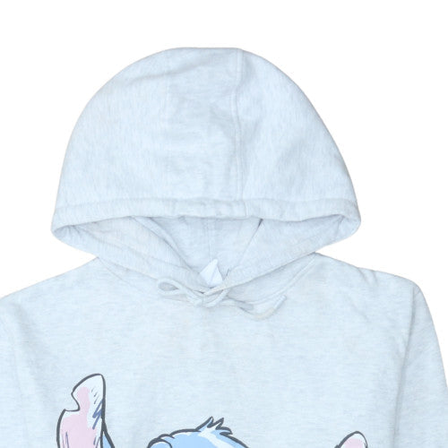 Womens UK Size XS Disney Grey Pullover Hoodie