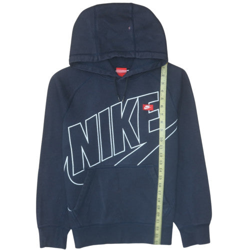 Mens UK Size S Nike Blue Pullover Hoodie