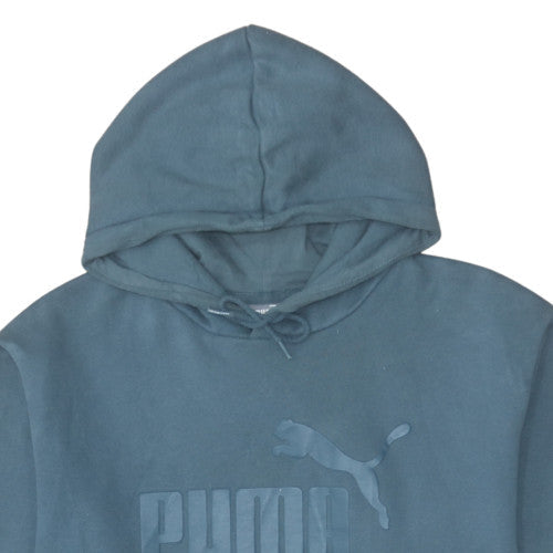 Mens UK Size XL Puma Blue Pullover Hoodie
