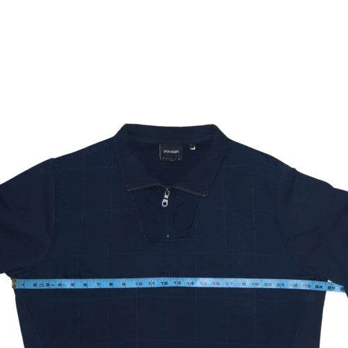 Mens UK Size L Lyle & Scott Blue 1/2 Zip Sweatshirt