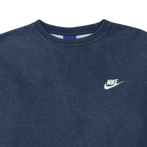 Mens UK Size M Nike Blue Pullover Sweatshirt