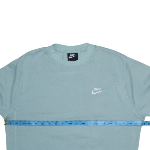 Womens UK Size S Nike Blue Pullover Sweatshirt