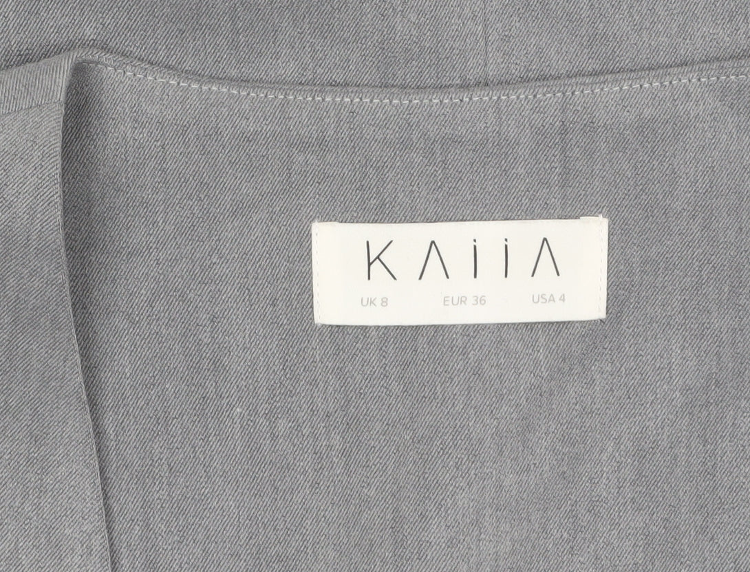 Womens UK Size 8 KAIIA Regular Grey Suit Waistcoat
