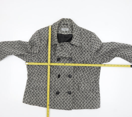 Womens UK Size 22 Marks and Spencer Grey Pea Coat