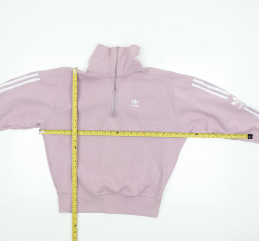 Womens UK Size 10 adidas Pink Pullover Sweatshirt