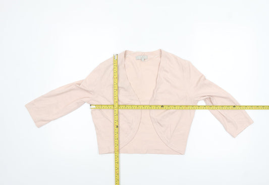 Womens UK Size M Hobbs Beige Cardigan Jumper