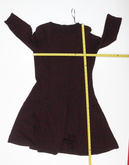 Monsoon Women's Brown Fit & Flare Knee Length Dress Size 12