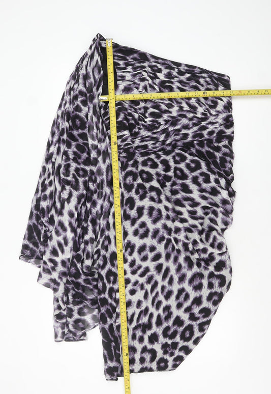 Monsoon Women’s Multicoloured Animal Print Asymmetric Dress Size 12