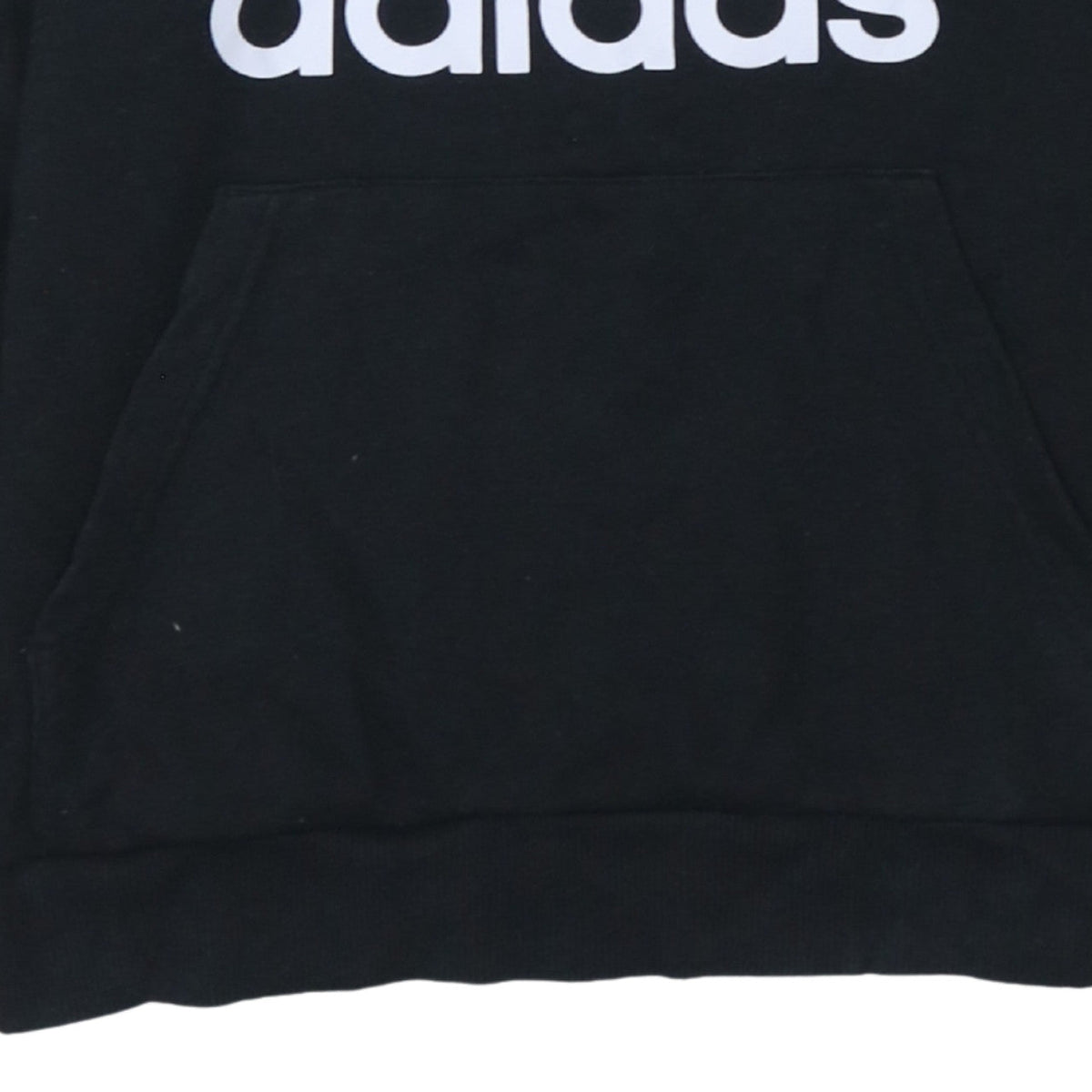 Additional view of Adidas boys’ black pullover hoodie 13-14 years regular fit graphic logo