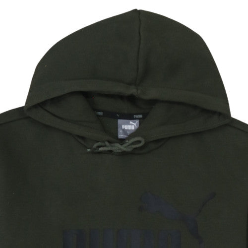 Mens UK Size L Puma Green Pullover Hoodie