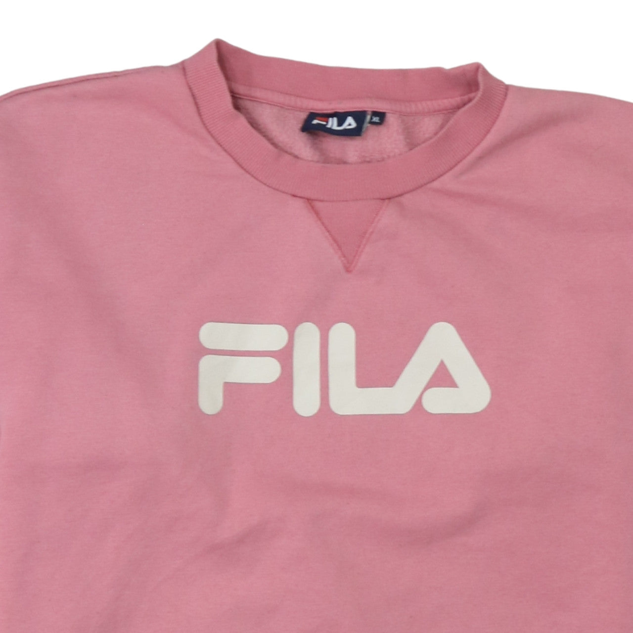 Womens UK Size XL Fila Pink Pullover Sweatshirt