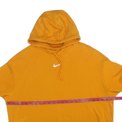 Womens UK Size M Nike Yellow Pullover Hoodie