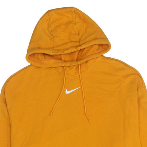 Womens UK Size M Nike Yellow Pullover Hoodie