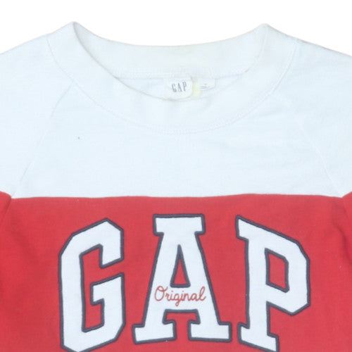 Mens UK Size XS GAP White Pullover Sweatshirt